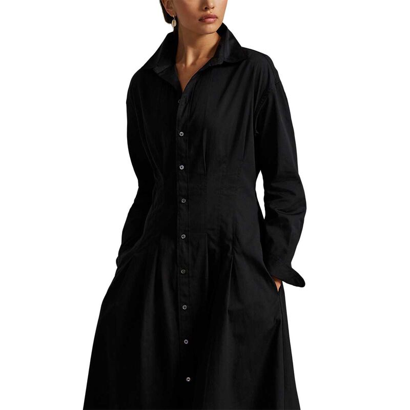Polo Ralph Lauren Pleated Cotton Shirtdress image number 3